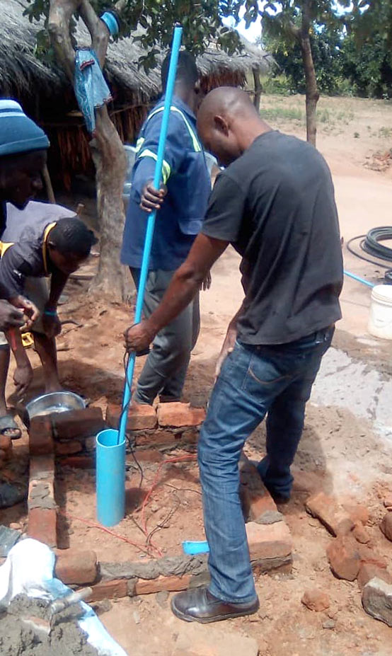 solar pump installation