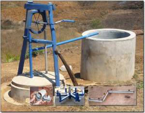 Manual Rope Pump Windlass Model
