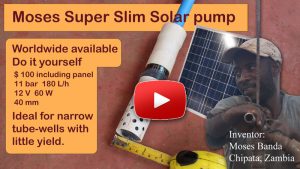 Moses Super Slim Solar pump